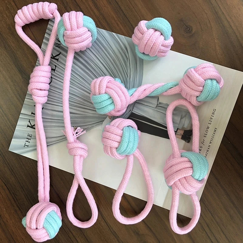 Chew Cotton Rope Dog Toy for Outdoor Fetch Toys