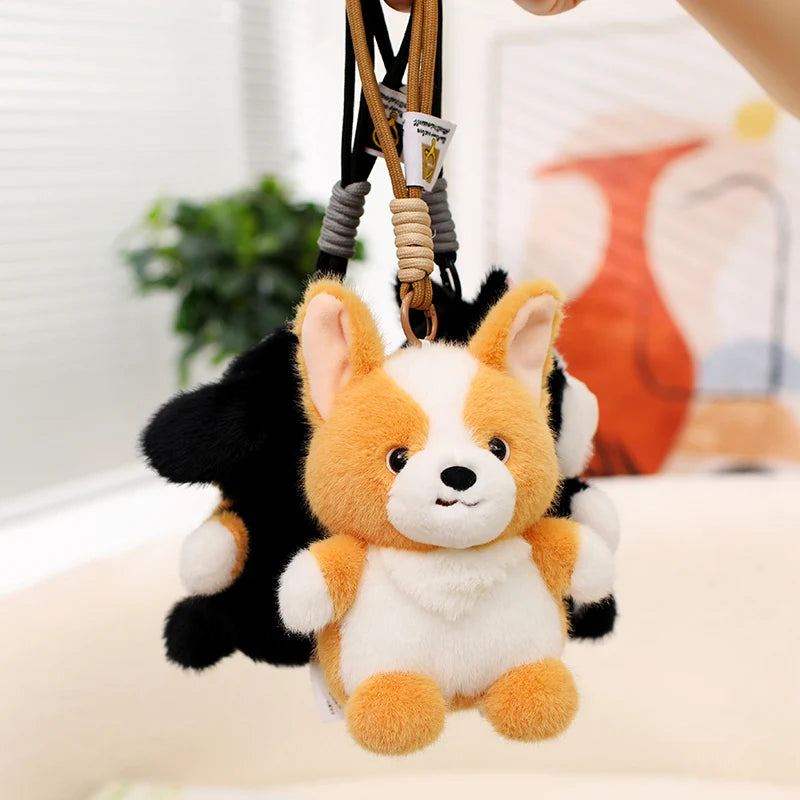 Dog Plush Toy Pendant Teddy Husky  Dolls Car Decor