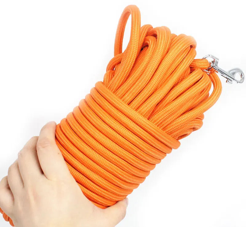 Long Rope Training Dog Leash Heavy Duty Nylon Dog Leash