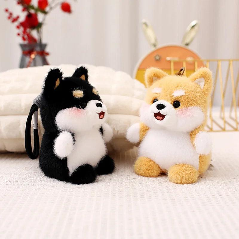Dog Plush Toy Pendant Teddy Husky  Dolls Car Decor
