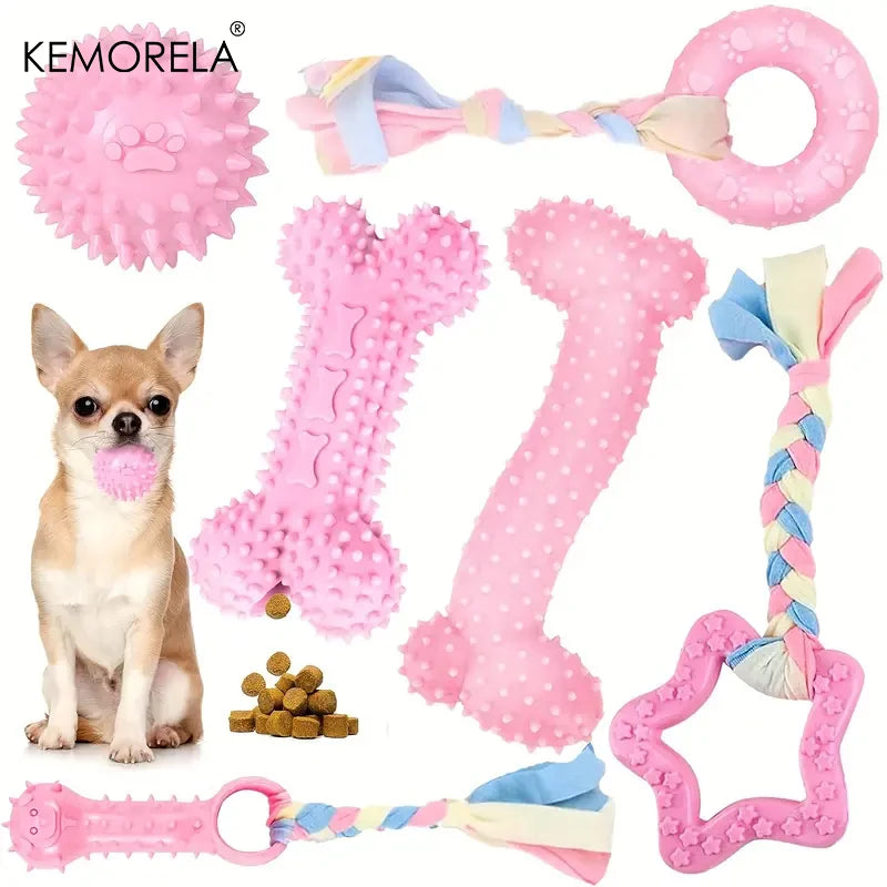 Dog Chew Toys For Cleaning Teeth Soft Rubber Funny