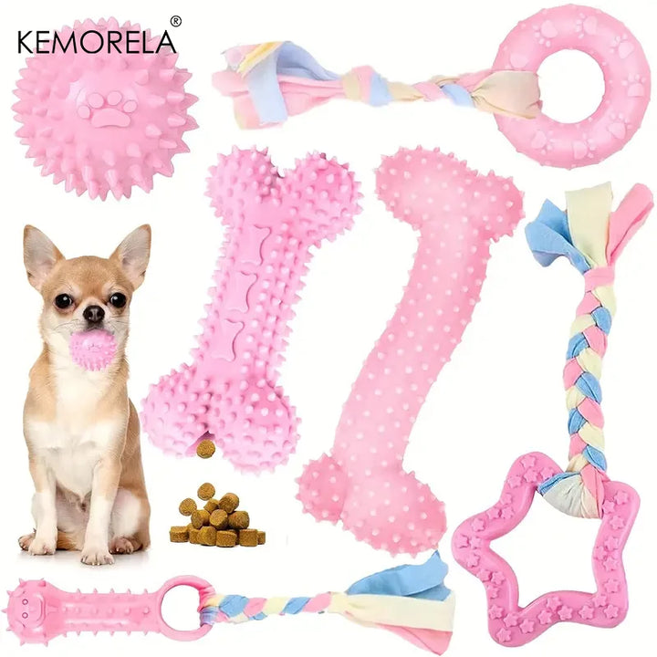 Dog Chew Toys For Cleaning Teeth Soft Rubber Funny