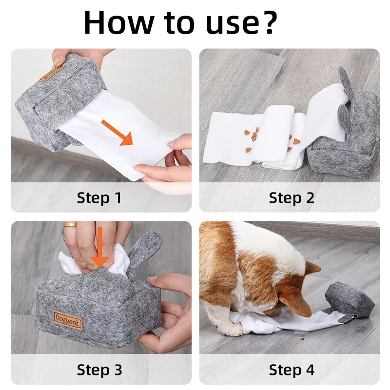 Dog Interactive Snuffle Toys Treat Dog Feeder Pet Toys