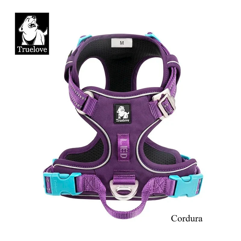Pet Harness No Pull Nylon Reflective Dog Leash Pet Collar