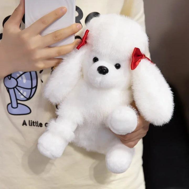 Hot Sale Realistic Sitting Poodle Pug Puppy Plush Toys