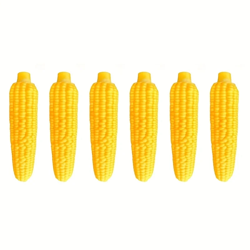 Dog Chew Toy Heavy-Duty Rubber Bone Corn Puppies