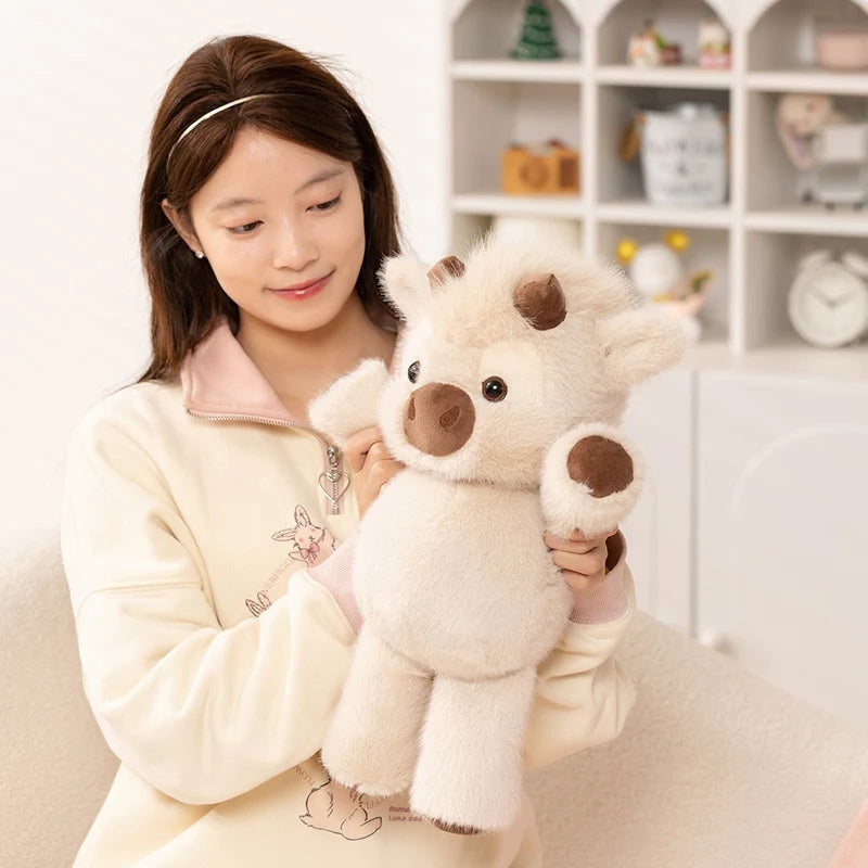 Adorable Highland Cattle Plush Toy  Stuffed Animal