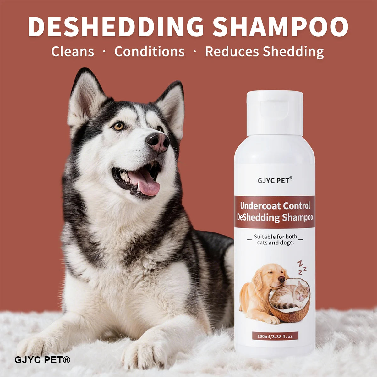 PET Professional Undercoat Control  Shampoo Hair
