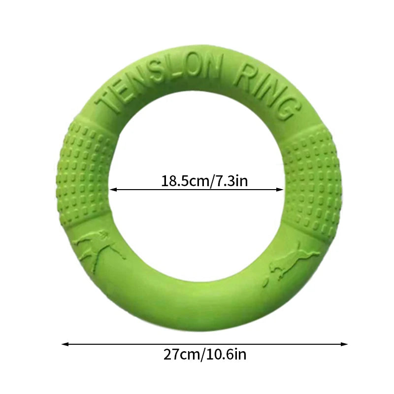 Dog Toy Training Ring Puller Puppy Flying Chewing Toys