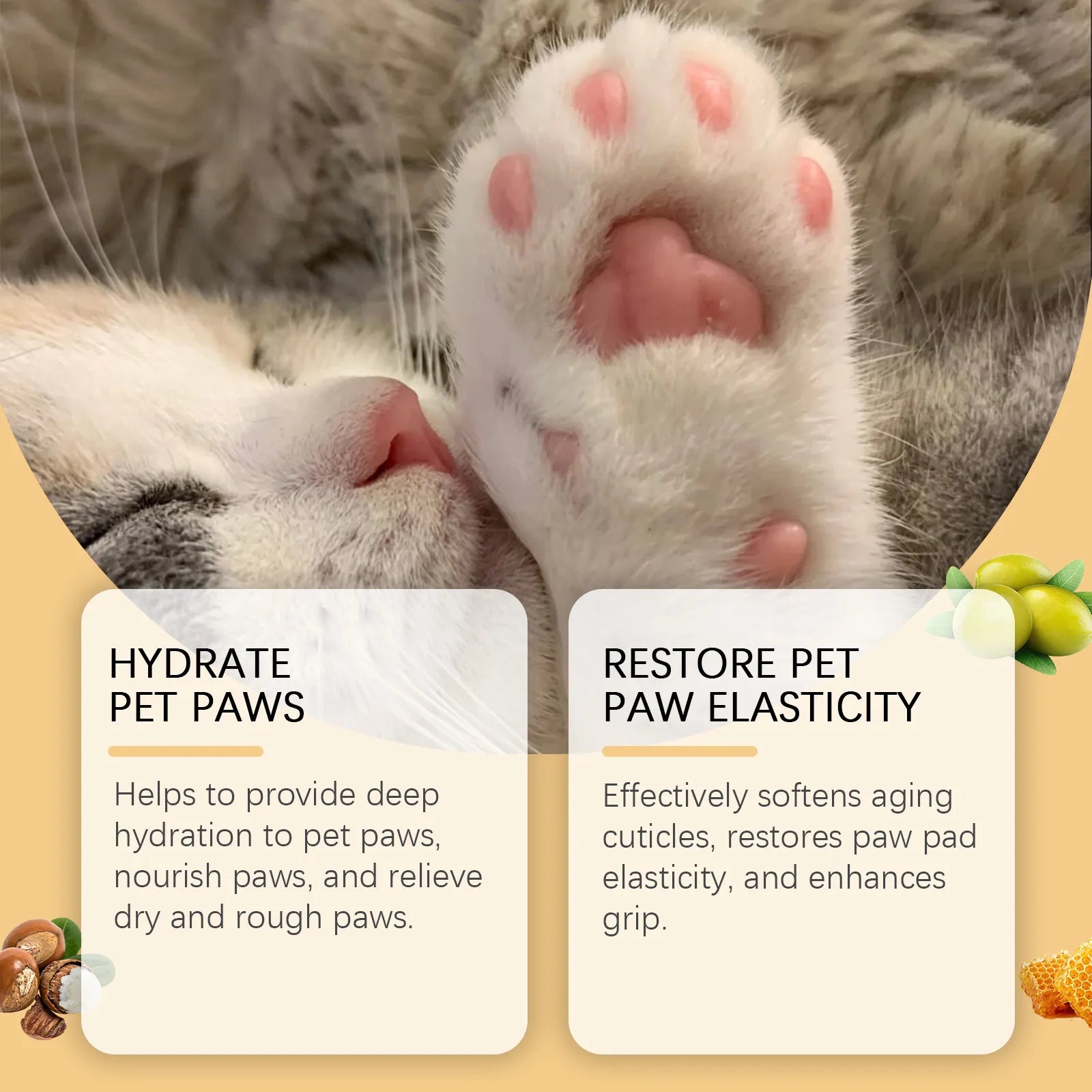 Pet Paw Balm Noses Paws Moisturizer Repair Dry Care