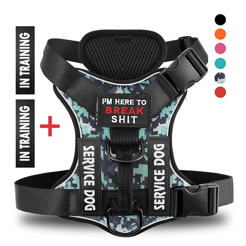 Reflective Pet Dog Harness Dog Accessories Leash