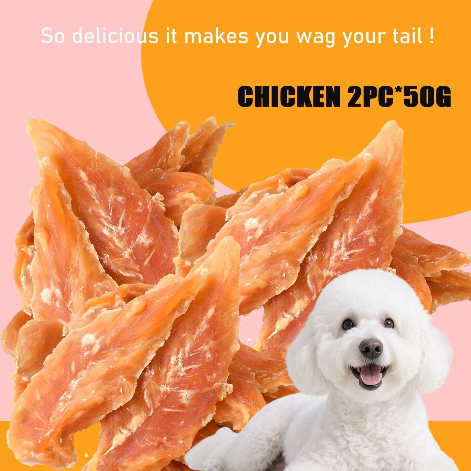 Dog Treats chicken Jerky 1l Pet Snacks  Natural Grain Free