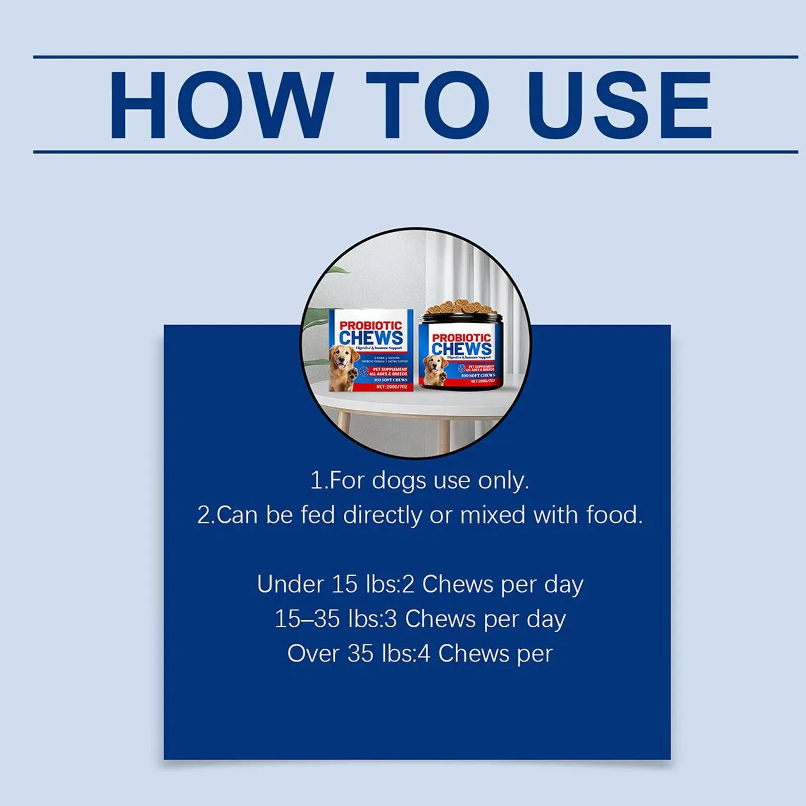 Dog Gut Health Supplement Healthy Treats Natural Skin Care