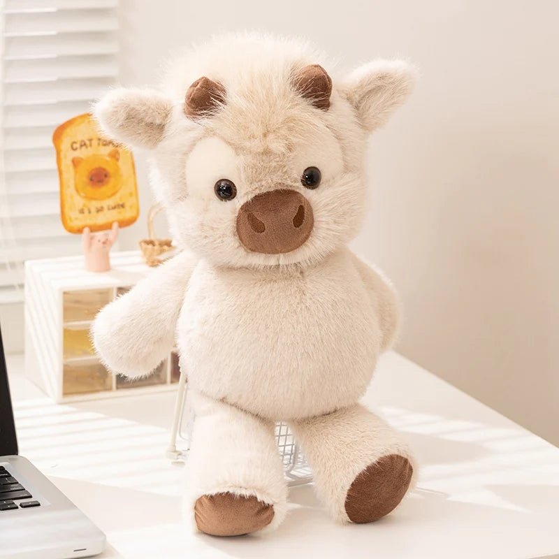 Adorable Highland Cattle Plush Toy  Stuffed Animal