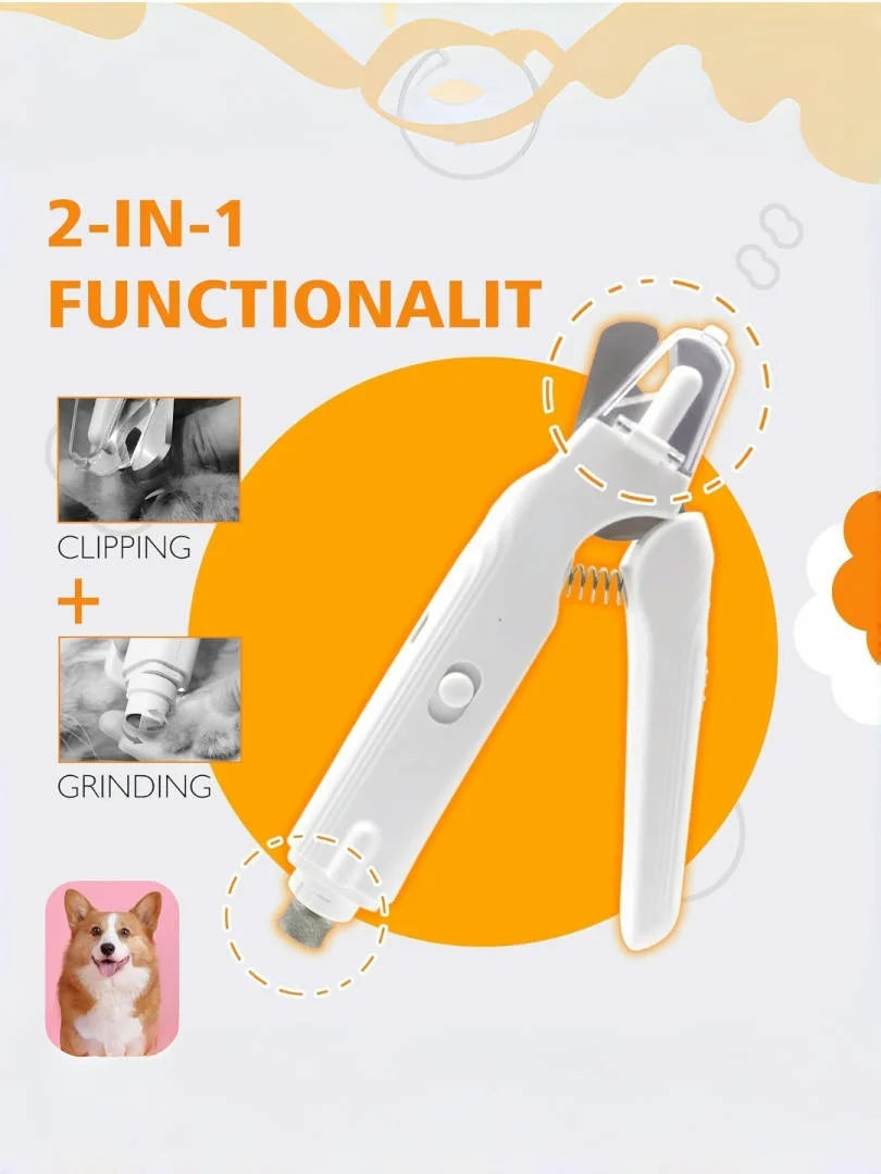 Pet Nail Clippers Quiet Pet Nail Grinder Grooming Tool