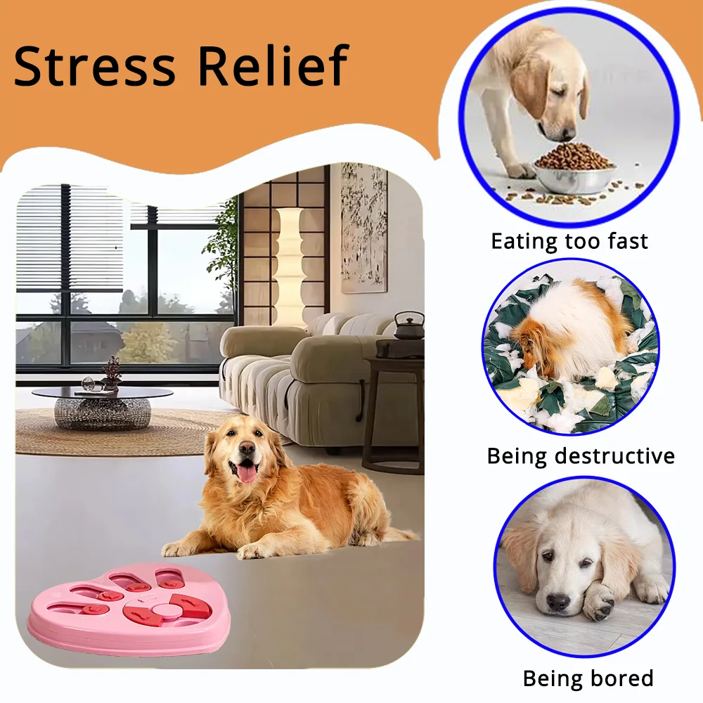 Dog Puzzle Toys Slow Feeder Interactive Dogs Training Game