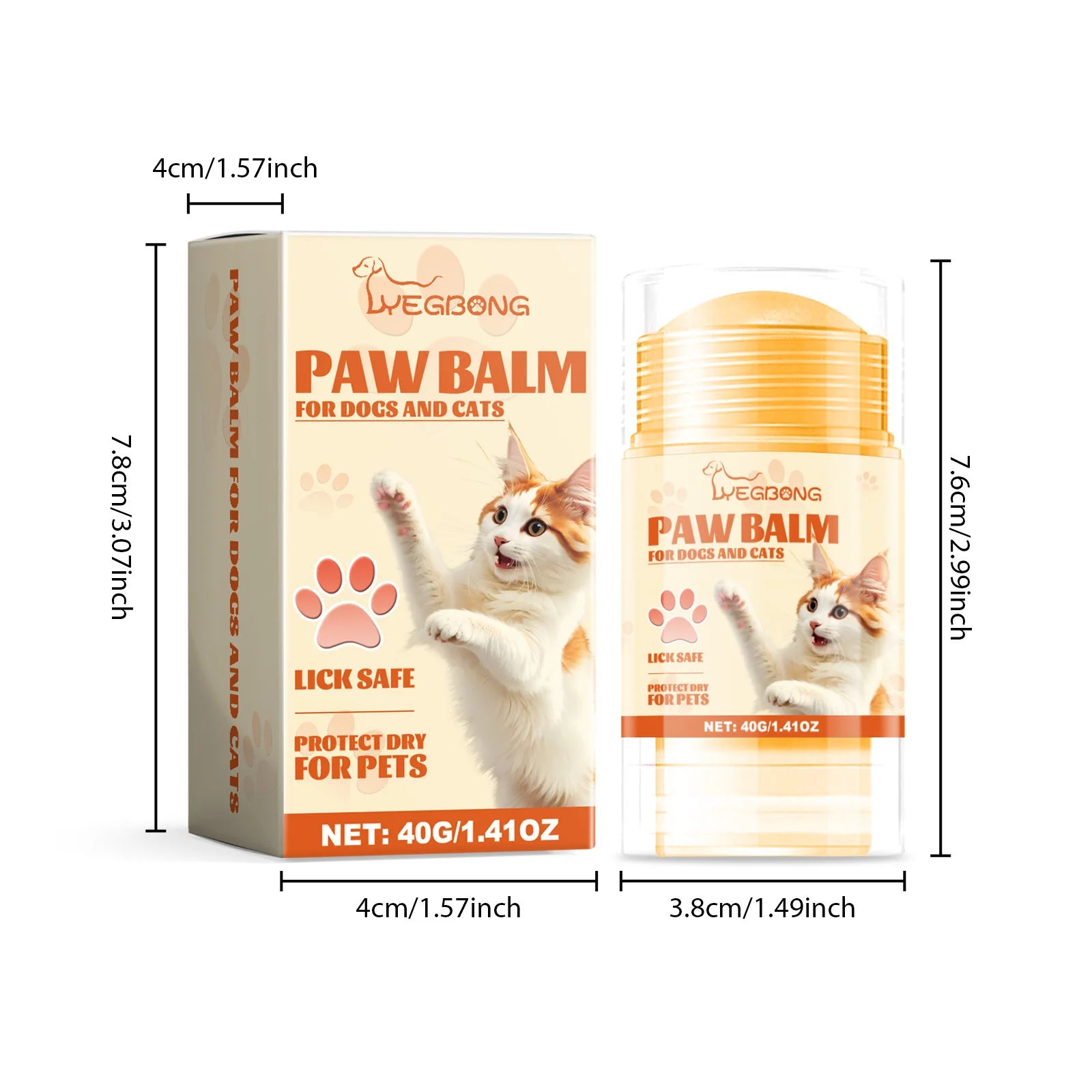 Pet Paw Balm Noses Paws Moisturizer Repair Dry Care