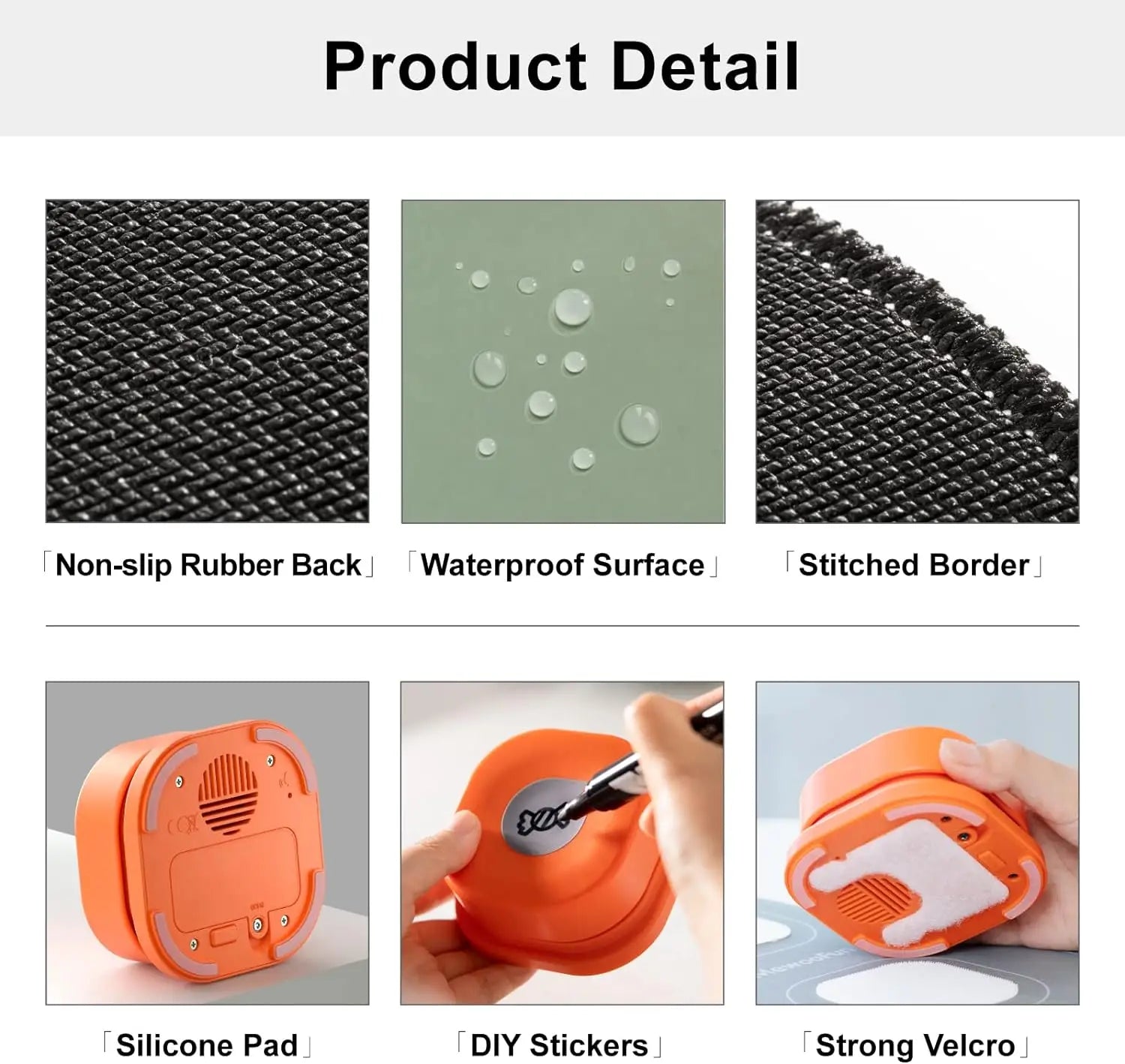 Mewoofun Dog Buttons with Rubber Mat Recordable Dog