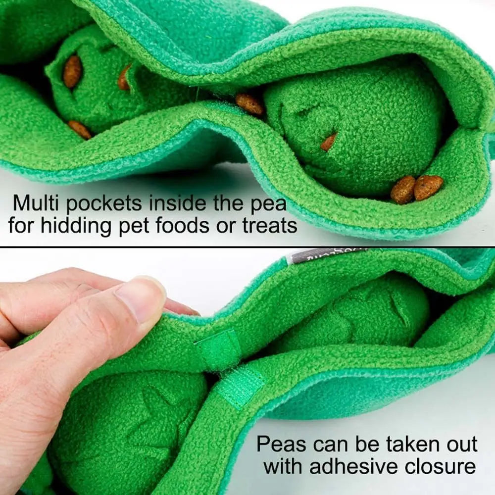 Sniffing Dog Toy Squeaky Plush Treat Dog Toys Dispenser Toy