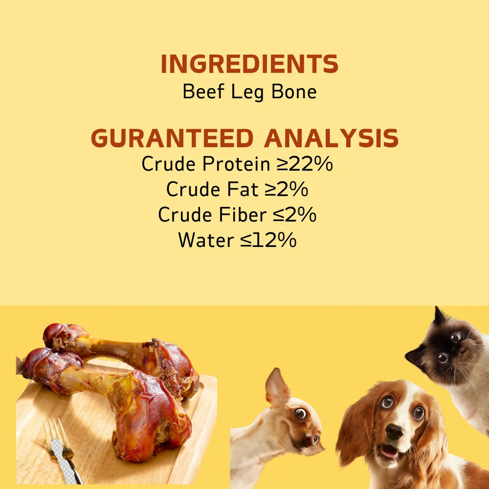 Large Cow Bone All Natural Ingredients, Dog Treats