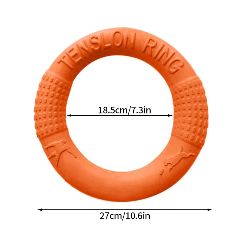 Dog Toy Training Ring Puller Puppy Flying Chewing Toys