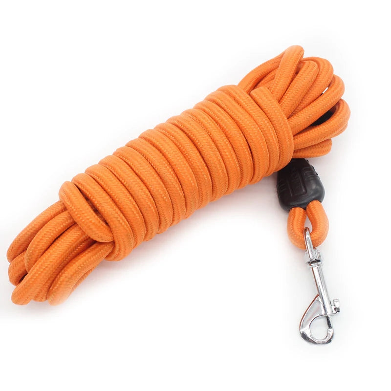 Long Rope Training Dog Leash Heavy Duty Nylon Dog Leash