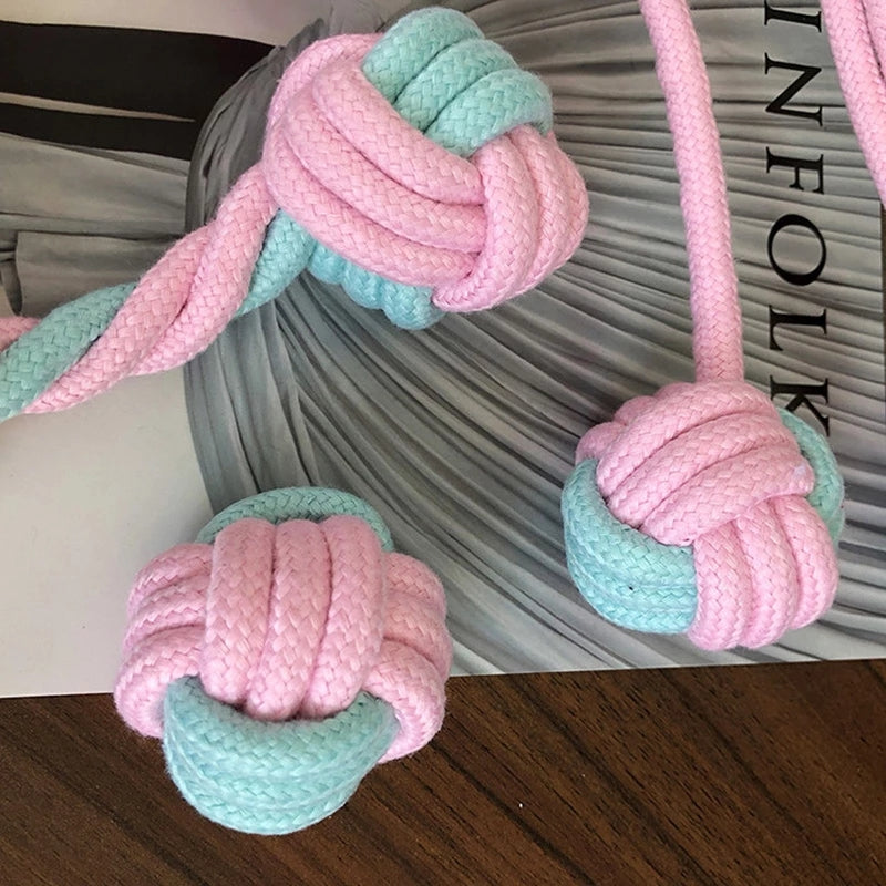 Chew Cotton Rope Dog Toy for Outdoor Fetch Toys