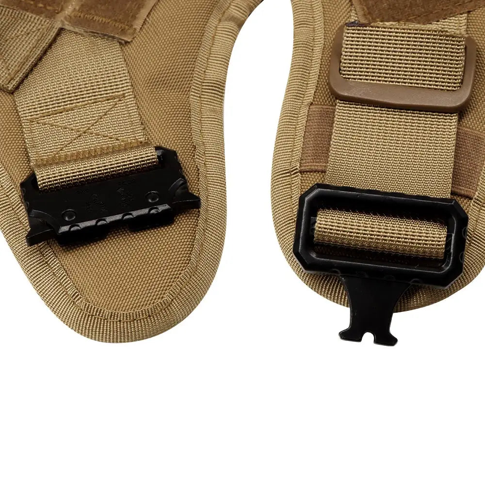 Military Large Dog Harness Pet Leash Collar
