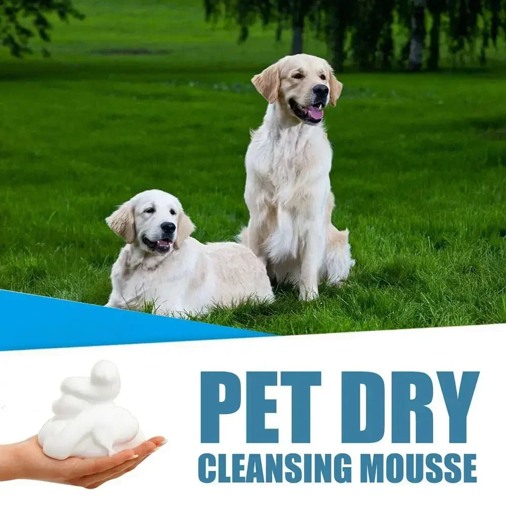 Waterless Dog Shampoo No Rinse Dogs Cleaning Shampoo