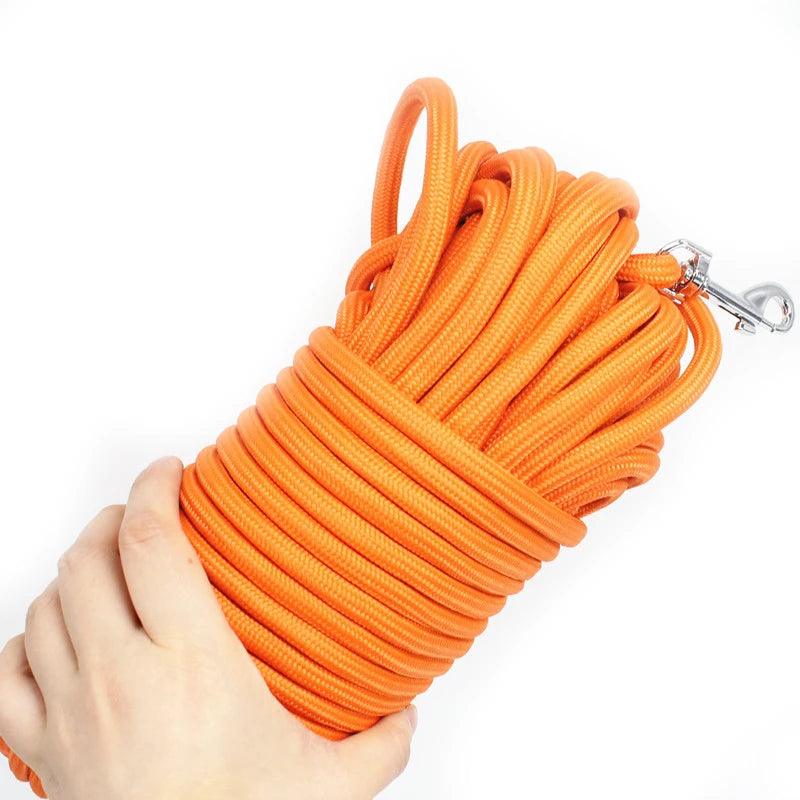 Long Rope Training Dog Leash Heavy Duty Nylon Dog Leash