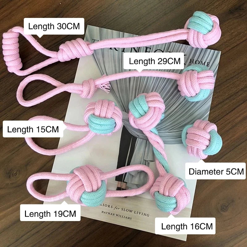 Chew Cotton Rope Dog Toy for Outdoor Fetch Toys