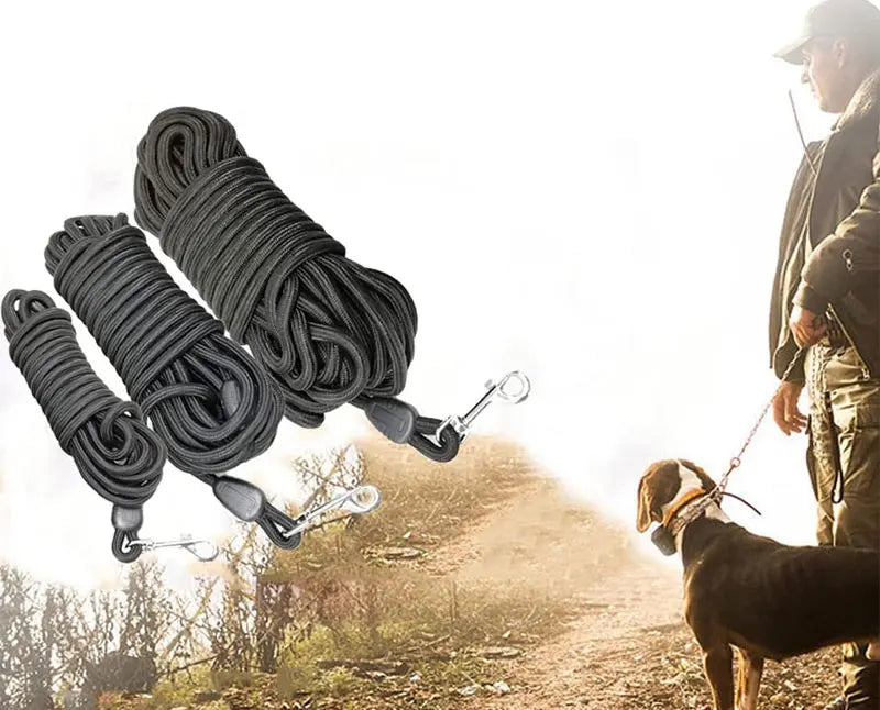 Long Rope Training Dog Leash Heavy Duty Nylon Dog Leash