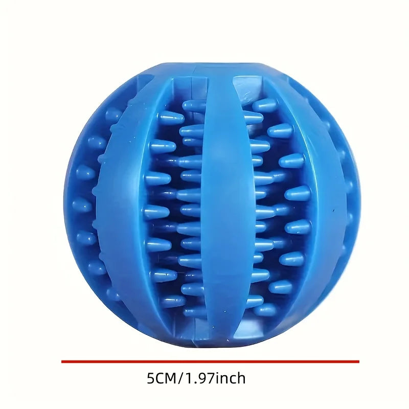 Interactive Dog Chew Toys Treat Dispenser Cleaning Balls