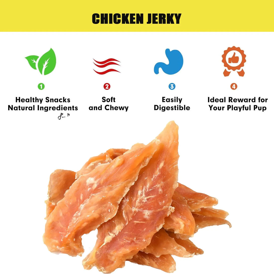Dog Treats chicken Jerky 1l Pet Snacks  Natural Grain Free