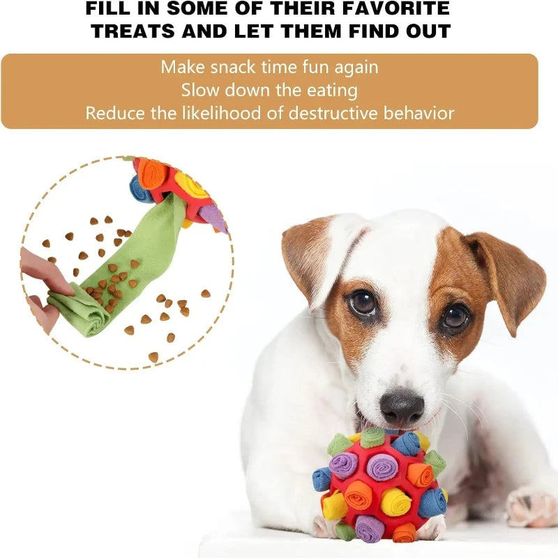 Interactive Dog Puzzle Toy Sniffing Ball for Treat Dog Toys