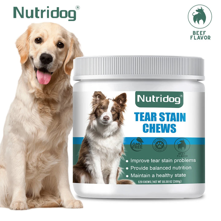 Tear Stain Dog Food with cranberries & vitamins Wet Food