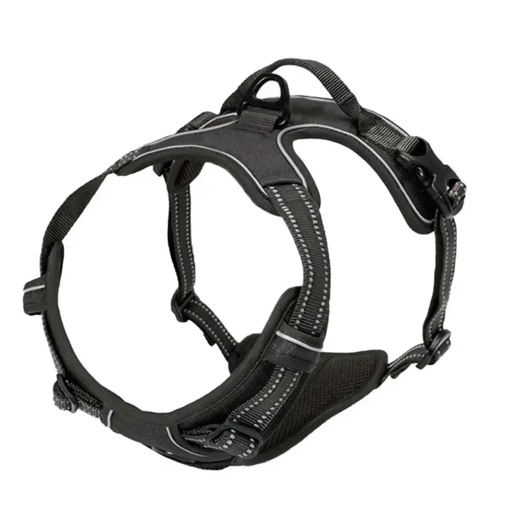 Reflective Breathable Vest Chest Strap Leash Pet Collar