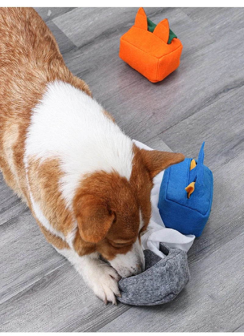 Dog Interactive Snuffle Toys Treat Dog Feeder Pet Toys