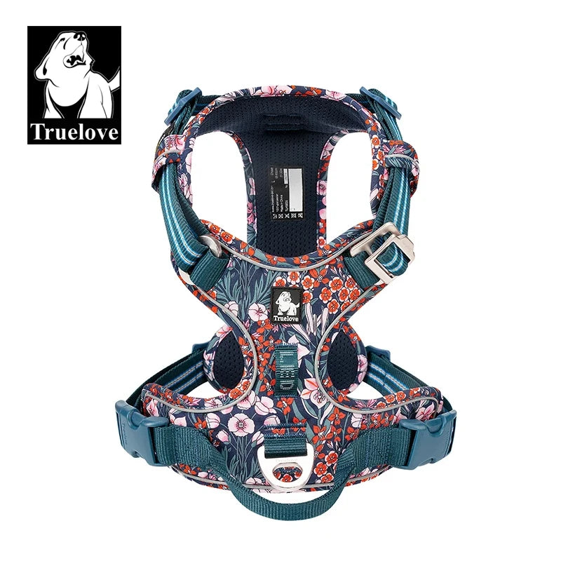 Pet Harness No Pull Nylon Reflective Dog Leash Pet Collar