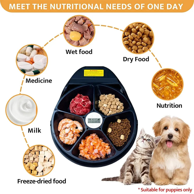 Voford Automatic Pet Feeder Wet Food with Cooling