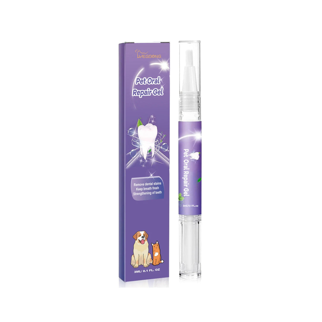 Pet Dental Gel Teeth Cleaning Pen for Dogs Dental Care