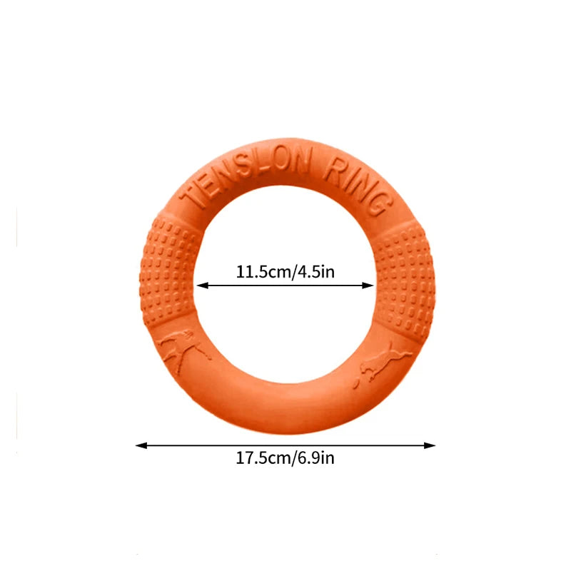 Dog Toy Training Ring Puller Puppy Flying Chewing Toys