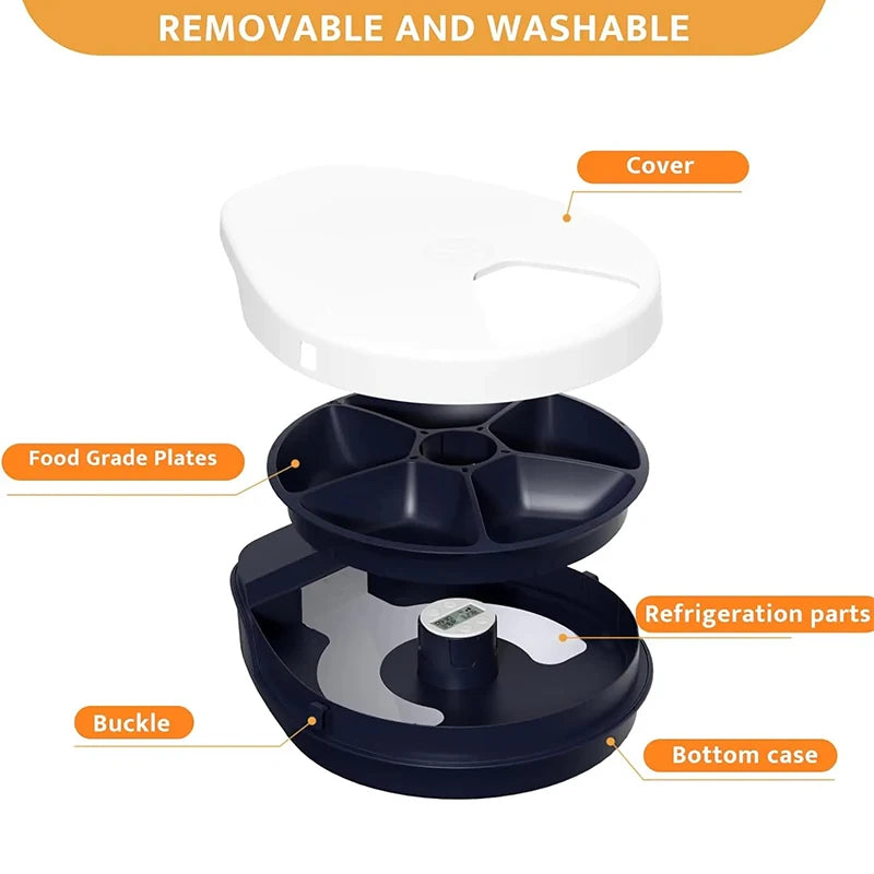 Voford Automatic Pet Feeder Wet Food with Cooling