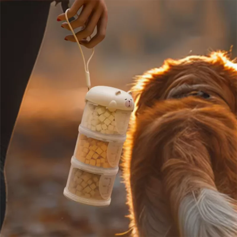 Portable Plastic Multi-Layer Moisture-Proof Dog Wet Food