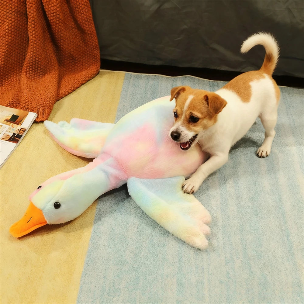 Colorful Duck Plush Toy for Dogs Relax Pet Buddy