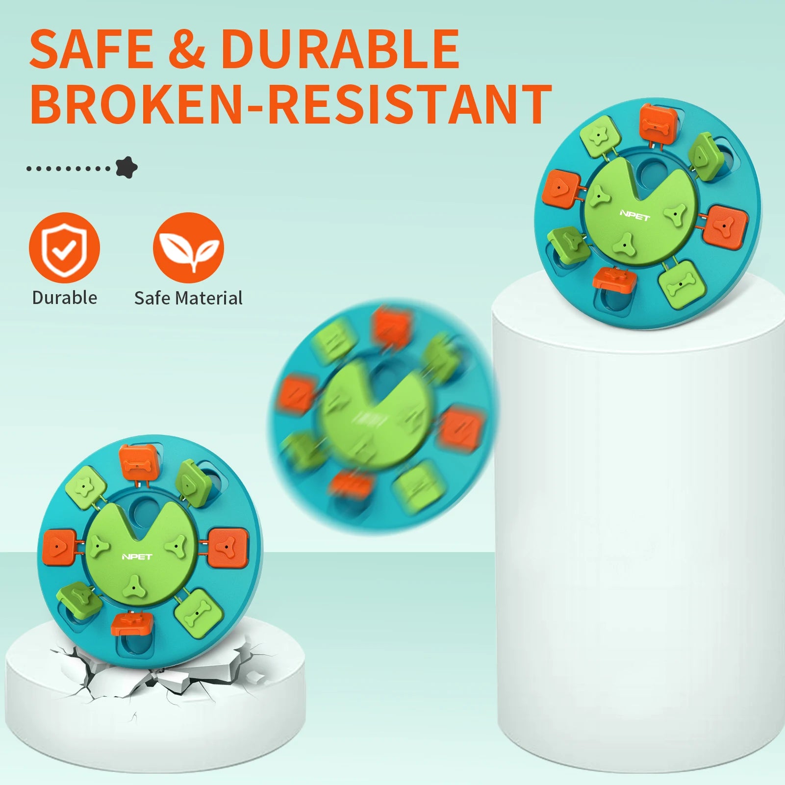 Dog Puzzle Toy Slow Feeder For IQ Training