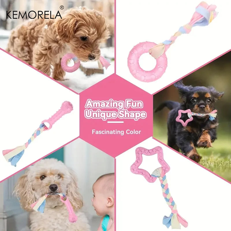 Dog Chew Toys For Cleaning Teeth Soft Rubber Funny