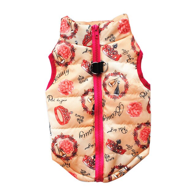 Winter Warm Cotton Windproof Fur Hoodie Puppy Outfits