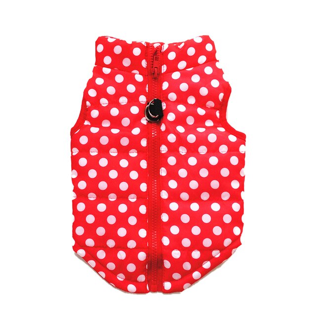 Winter Warm Cotton Windproof Fur Hoodie Puppy Outfits