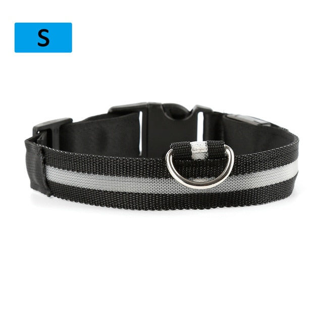Adjustable Small Pet Luminous Safety LED Collar